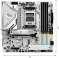 Asrock B850M Steel Legend Wifi White