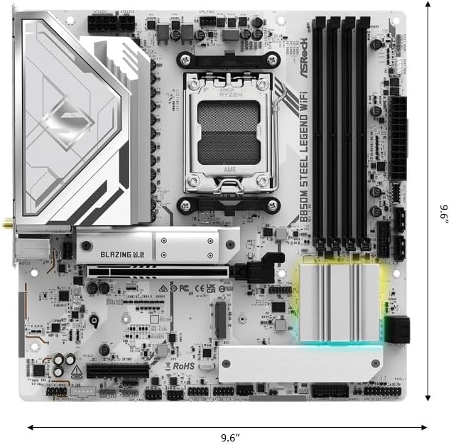 Asrock B850M Steel Legend Wifi White