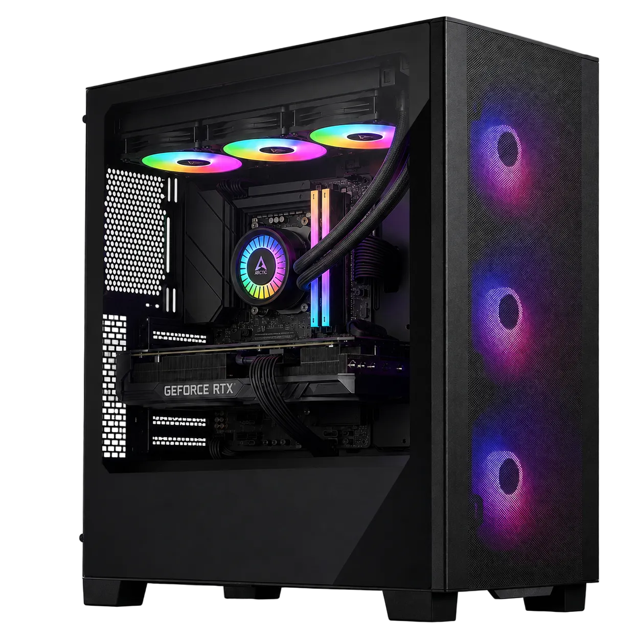PC Gaming Ryzen 5 7500F, RTX 5070 12GB, RAM 16GB DDR5 6000MHz, SSD NVMe 1TB