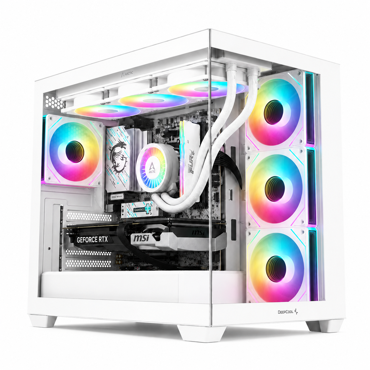 PC Gaming Ryzen 5 7500F, RTX 5060 Ti 8GB, RAM 16GB DDR5, SSD NVMe 1TB