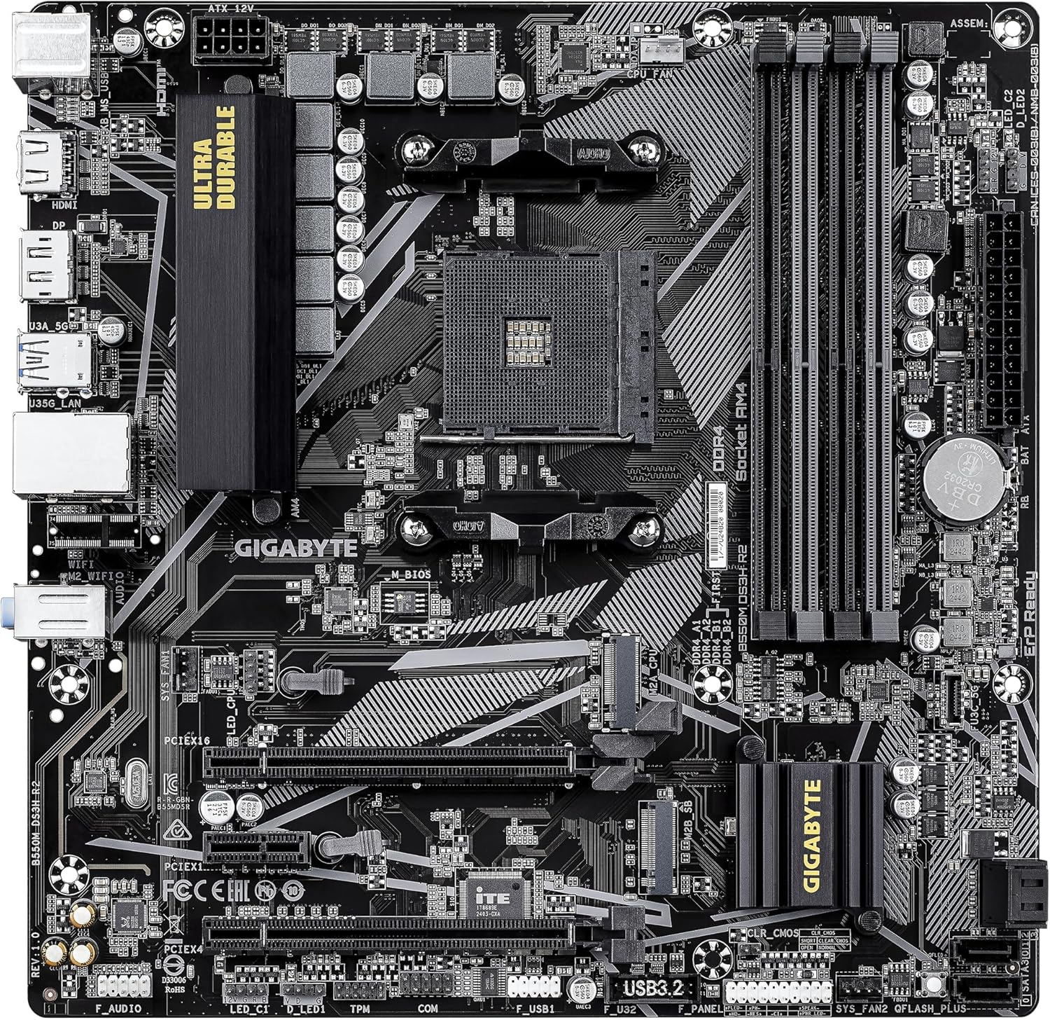 GIGABYTE B550M DS3H R2