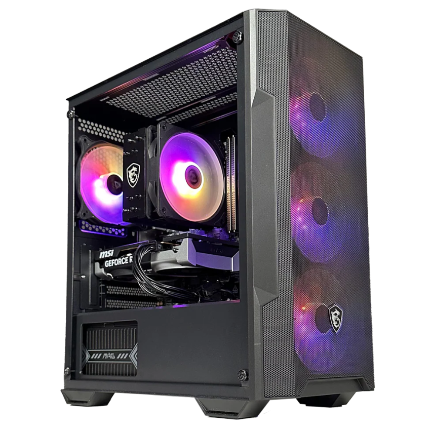 PC Gaming Ryzen 5 5600XT, RTX 5060 8GB, RAM 16GB DDR4 3200MHz, SSD NVMe 1TB