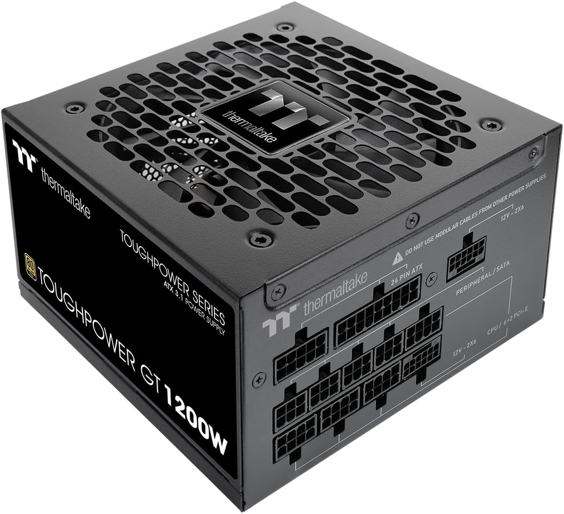 THERMALTAKE ALIM.TOUGHPOWER GT 1200W F.MOD. 80P.GOLD ATX3.1